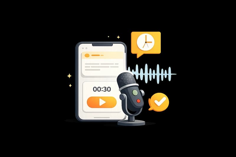 Illustration of guided speaking drills in PitchBuddy